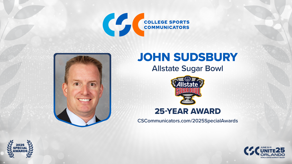 2025 Special Awards Salute: John Sudsbury - 25-Year Award
